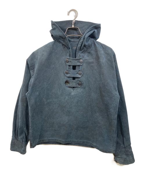 USED（ユーズド）USED (ユーズド) セーラーカラースモッグプルオーバーシャツ ネイビー サイズ:サイズ表記なしの古着・服飾アイテム