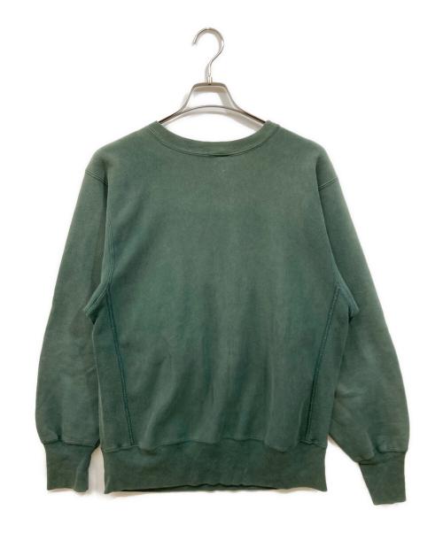 Champion REVERSE WEAVE（チャンピオン リバース ウィーブ）Champion REVERSE WEAVE (チャンピオン リバース ウィーブ) カレッジロゴスウェット グリーン サイズ:SIZE Lの古着・服飾アイテム