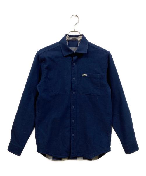 LACOSTE（ラコステ）LACOSTE (ラコステ) リバーシブルフランネルシャツ ネイビー サイズ:SIZE SMの古着・服飾アイテム