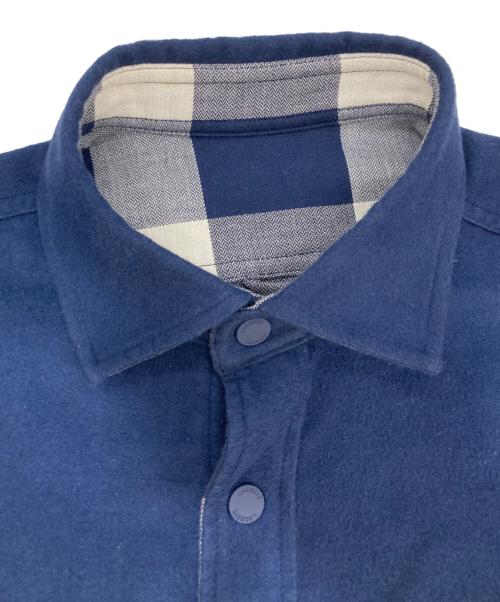 LACOSTE（ラコステ）LACOSTE (ラコステ) リバーシブルフランネルシャツ ネイビー サイズ:SIZE SMの古着・服飾アイテム