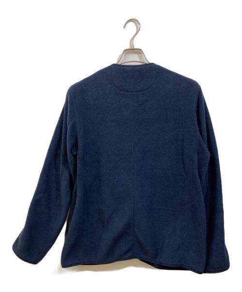DANTON（ダントン）DANTON (ダントン) FLEECE COLLARLESS JACKET ネイビー サイズ:SIZE 40の古着・服飾アイテム