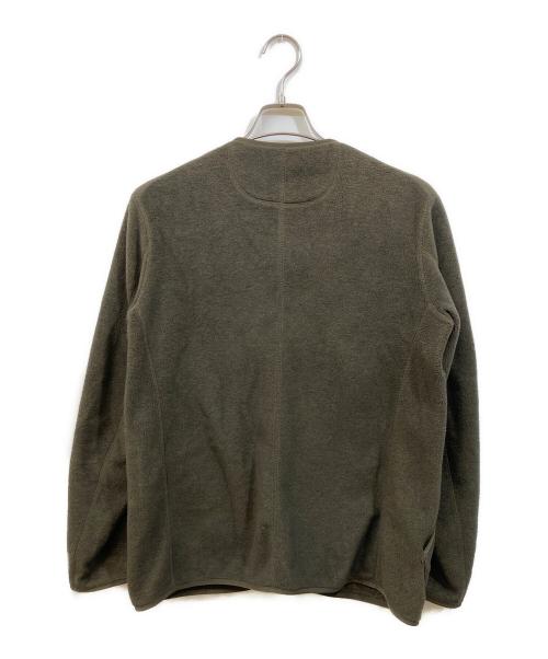 DANTON（ダントン）DANTON (ダントン) FLEECE COLLARLESS JACKET オリーブ サイズ:SIZE 40の古着・服飾アイテム