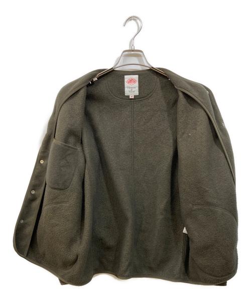 DANTON（ダントン）DANTON (ダントン) FLEECE COLLARLESS JACKET オリーブ サイズ:SIZE 40の古着・服飾アイテム