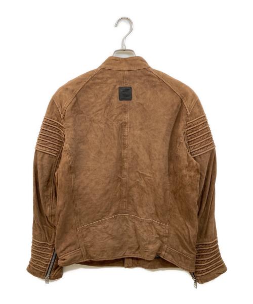 BOSS HUGO BOSS（ボス ヒューゴボス）BOSS HUGO BOSS (ボス ヒューゴボス) スウェードジャケット ブラウン サイズ:SIZE 50の古着・服飾アイテム