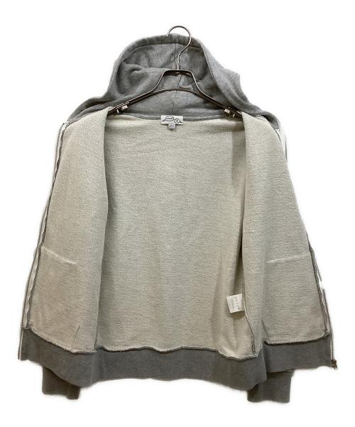 maison kitsune（メゾンキツネ）maison kitsune (メゾンキツネ) ジップパーカー グレー サイズ:SIZE Sの古着・服飾アイテム