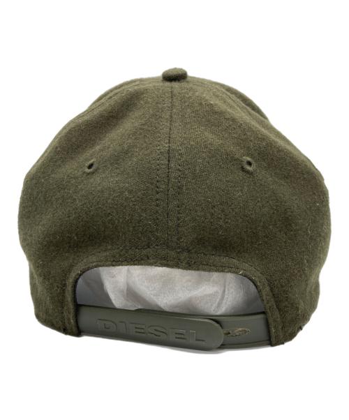 DIESEL（ディーゼル）DIESEL (ディーゼル) ロゴエンブロイダリーキャップ オリーブの古着・服飾アイテム