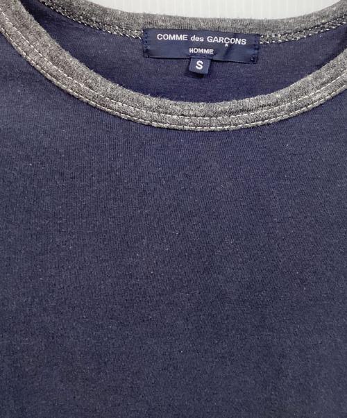 COMME des GARCONS HOMME（コムデギャルソン オム）COMME des GARCONS HOMME (コムデギャルソン オム) ロングスリーブカットソー ネイビー サイズ:SIZE Sの古着・服飾アイテム