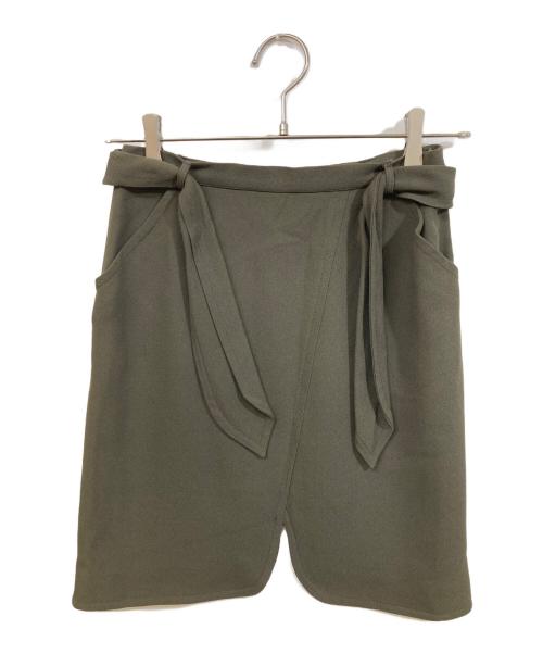 EMPORIO ARMANI（エンポリオ アルマーニ）EMPORIO ARMANI (エンポリオ アルマーニ) ミニスカート オリーブ サイズ:	SIZE 42の古着・服飾アイテム