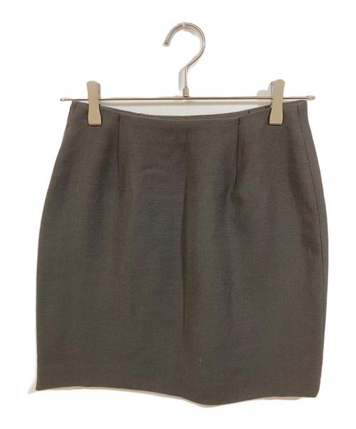 EMPORIO ARMANI（エンポリオ アルマーニ）EMPORIO ARMANI (エンポリオ アルマーニ) サイドジップミニスカート グレー サイズ:SIZE 42の古着・服飾アイテム