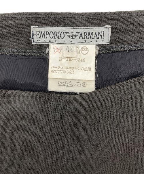 EMPORIO ARMANI（エンポリオ アルマーニ）EMPORIO ARMANI (エンポリオ アルマーニ) サイドジップミニスカート グレー サイズ:SIZE 42の古着・服飾アイテム