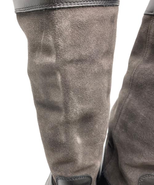 CORSO ROMA 9（コルソローマノーヴェ）CORSO ROMA 9 (コルソローマノーヴェ) スエード切替ロングブーツ ブラック サイズ:SIZE 37の古着・服飾アイテム