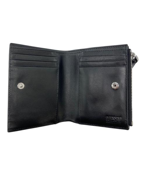 DIESEL（ディーゼル）DIESEL (ディーゼル) 1DR BI-FOLD ZIP II ブラックの古着・服飾アイテム