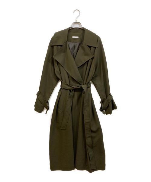 Aga（アーガ）Aga (アーガ) トレンチコート カーキ サイズ:9号の古着・服飾アイテム