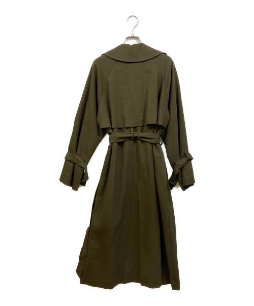Aga（アーガ）Aga (アーガ) トレンチコート カーキ サイズ:9号の古着・服飾アイテム