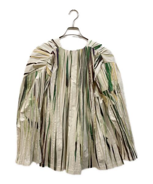 RIM.ARK（リムアーク）RIM.ARK (リムアーク) Movement pleats tops ベージュ サイズ:SIZE Freeの古着・服飾アイテム