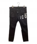 DSQUARED2ディースクエアード）の古着「ブラックデニム」｜ブラック