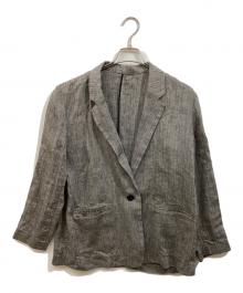 Spick and Span（スピック＆スパン）の古着「リネンエアリージャケット」｜グレー