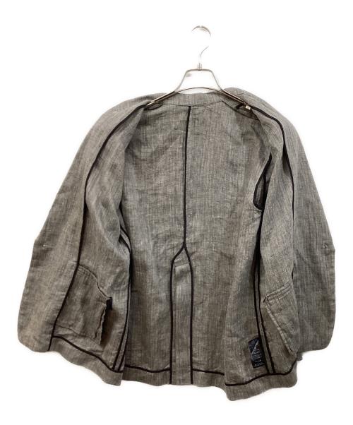 Spick and Span（スピック＆スパン）Spick and Span (スピックアンドスパン) リネンエアリージャケット グレー サイズ:SIZE 38の古着・服飾アイテム