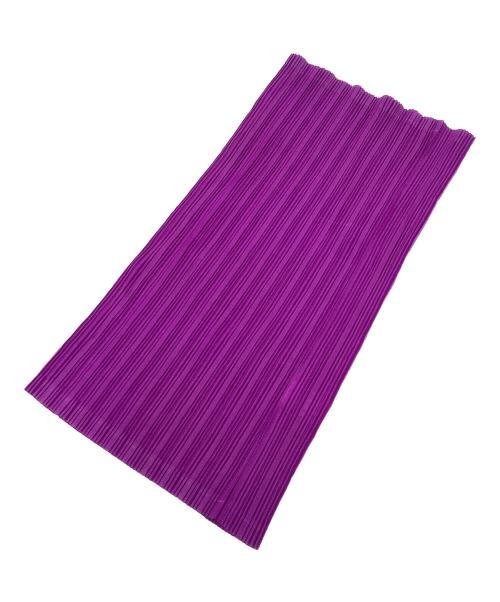 PLEATS PLEASE（プリーツプリーズ）PLEATS PLEASE (プリーツプリーズ) プリーツスヌード パープル サイズ:サイズ表記なしの古着・服飾アイテム
