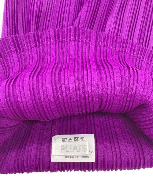 PLEATS PLEASE（プリーツプリーズ）PLEATS PLEASE (プリーツプリーズ) プリーツスヌード パープル サイズ:サイズ表記なしの古着・服飾アイテム