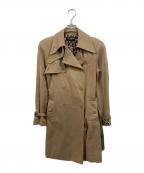 DOLCE & GABBANAドルチェ＆ガッバーナ）の古着「裏地レオパードトレンチコート」｜ベージュ