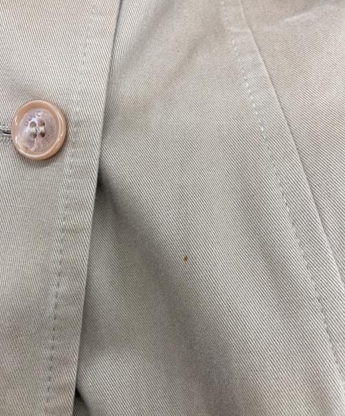 DOLCE & GABBANA（ドルチェ＆ガッバーナ）DOLCE & GABBANA (ドルチェ＆ガッバーナ) 裏地レオパードトレンチコート ベージュ サイズ:38の古着・服飾アイテム