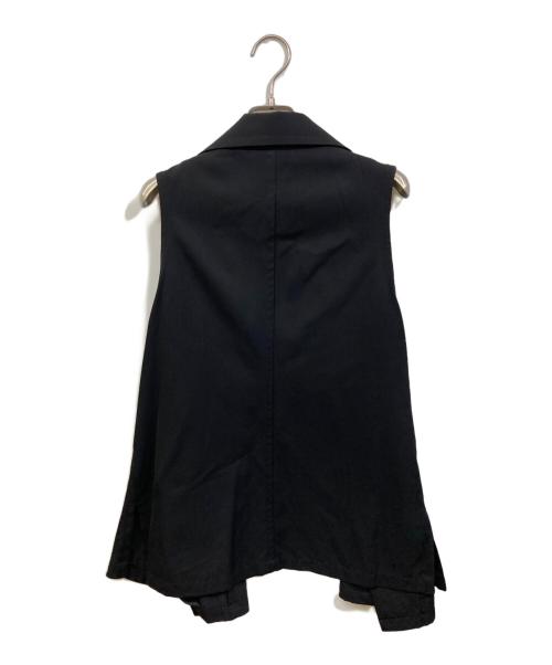 LIMI feu（リミフゥ）LIMI feu (リミフゥ) ボタンレスベスト ブラック サイズ:Sの古着・服飾アイテム