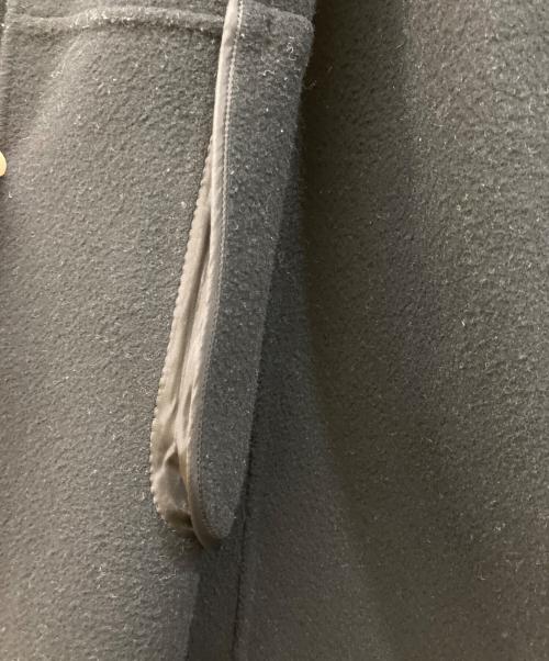 MUSE de Deuxieme Classe（ミューズ ドゥーズィエム クラス）MUSE de Deuxieme Classe (ミューズ ドゥーズィエム クラス) リバーロングノーカラーコート ブラック サイズ:SIZE 36の古着・服飾アイテム