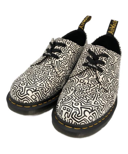 Dr.Martens（ドクターマーチン）Dr.Martens (ドクターマーチン) Keith Haring (キースヘリング) 3ホールシューズ ブラック サイズ:SIZE 7の古着・服飾アイテム