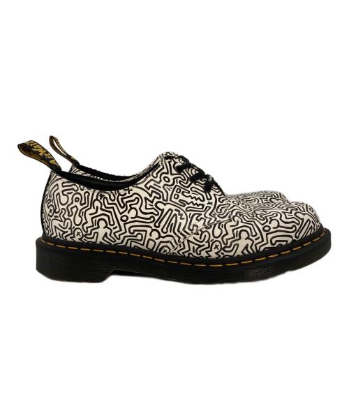 Dr.Martens（ドクターマーチン）Dr.Martens (ドクターマーチン) Keith Haring (キースヘリング) 3ホールシューズ ブラック サイズ:SIZE 7の古着・服飾アイテム