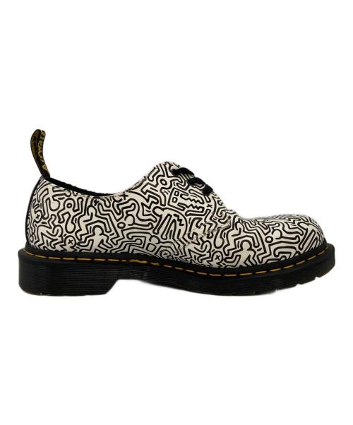 Dr.Martens（ドクターマーチン）Dr.Martens (ドクターマーチン) Keith Haring (キースヘリング) 3ホールシューズ ブラック サイズ:SIZE 7の古着・服飾アイテム