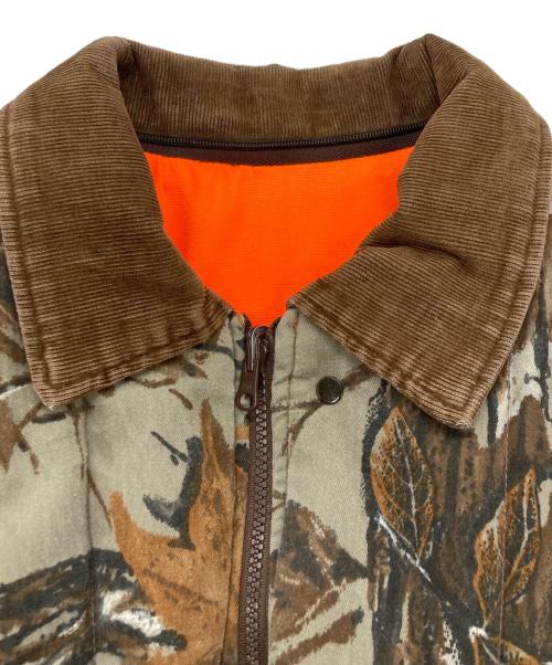 USED（ユーズド）USED (ユーズド) リバーシブルジャケット カーキ×オレンジ サイズ:SIZE 2XLの古着・服飾アイテム