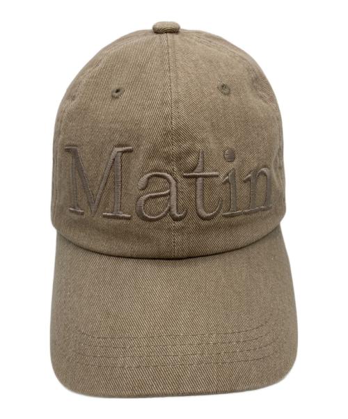 Matin Kim（マーティン・キム）matin kim (マーティン・キム) ロゴキャップの古着・服飾アイテム