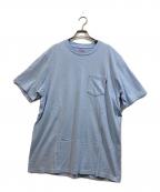 SUPREMEシュプリーム）の古着「S/SポケットT」｜スカイブルー