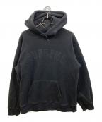 SUPREMEシュプリーム）の古着「Polartec Hooded Sweatshirt」｜ブラック