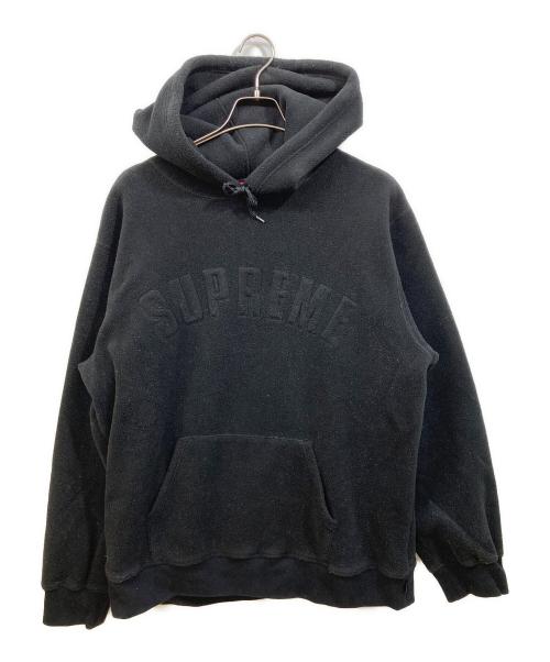 SUPREME（シュプリーム）Supreme (シュプリーム) Polartec Hooded Sweatshirt ブラック サイズ:SIZE XLの古着・服飾アイテム