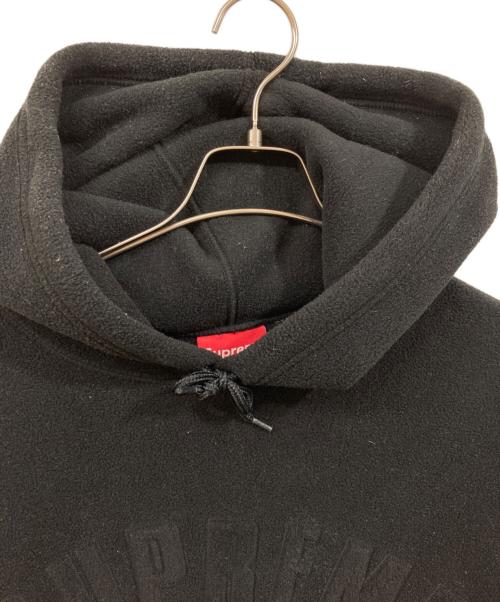 SUPREME（シュプリーム）Supreme (シュプリーム) Polartec Hooded Sweatshirt ブラック サイズ:SIZE XLの古着・服飾アイテム