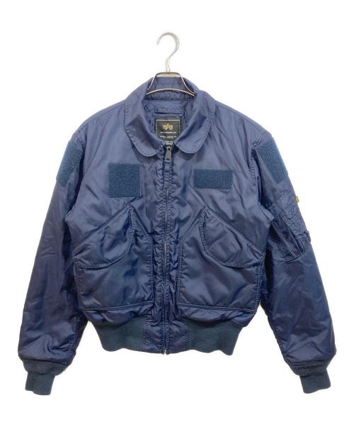 ALPHA INDUSTRIES（アルファインダストリーズ）ALPHA INDUSTRIES (アルファインダストリーズ) フライトジャケット ネイビー サイズ:Ｍの古着・服飾アイテム