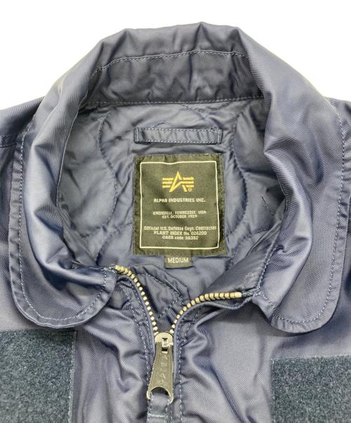 ALPHA INDUSTRIES（アルファインダストリーズ）ALPHA INDUSTRIES (アルファインダストリーズ) フライトジャケット ネイビー サイズ:Ｍの古着・服飾アイテム