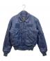 ALPHA INDUSTRIES（アルファインダストリーズ）の古着「フライトジャケット」｜ネイビー