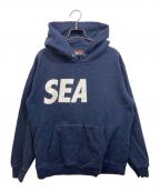 WIND AND SEA×HONDAウィンダンシー×ホンダ）の古着「ロゴパーカー」｜ネイビー