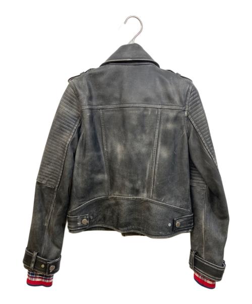 Marc by Marc Jacobs（マークバイマークジェイコブス）Marc by Marc Jacobs (マークバイマークジェイコブス) カウレザーライダースジャケット ブラック サイズ:SIZE XSの古着・服飾アイテム
