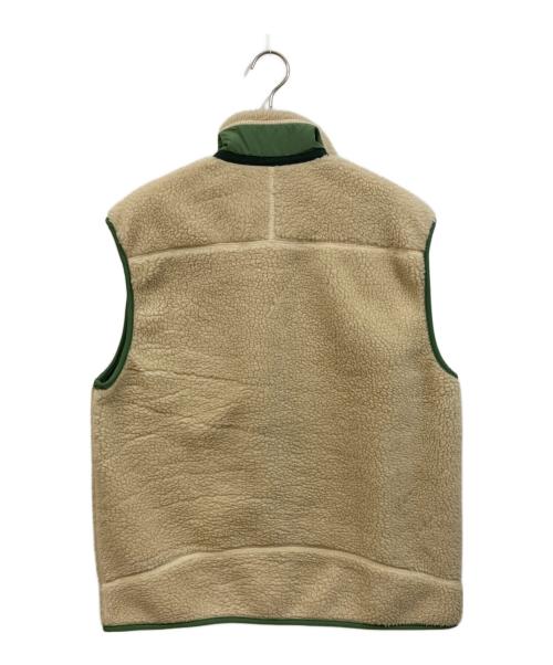Patagonia（パタゴニア）Patagonia (パタゴニア) レトロX ベスト ベージュ×グリーン サイズ:SIZE Lの古着・服飾アイテム