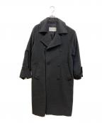 MaxMaraマックスマーラ）の古着「ダブルブレストカシミヤ混ウールコート」｜グレー