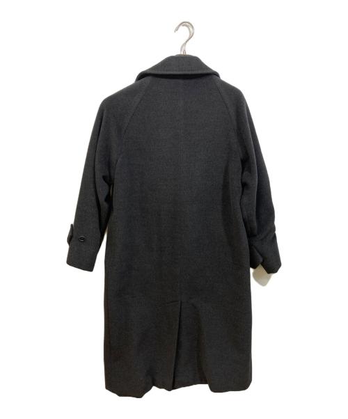 MaxMara（マックスマーラ）MaxMara (マックスマーラ) ダブルブレストカシミヤ混ウールコート グレー サイズ:SIZE 40の古着・服飾アイテム