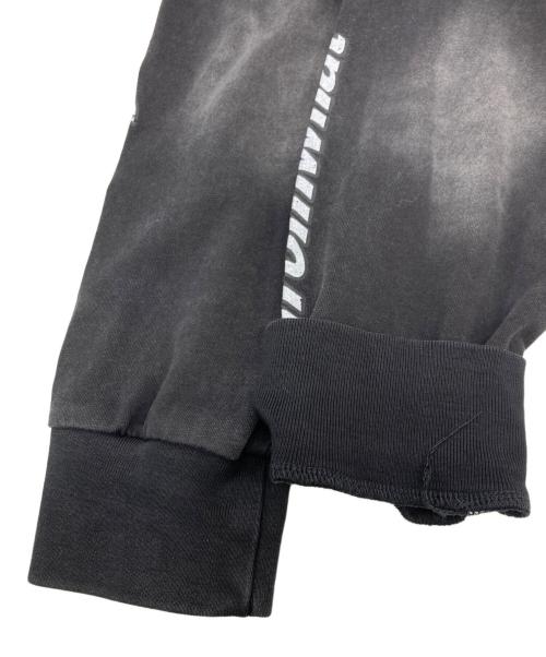 FAR FROM WHAT（ファーフロムワット）FAR FROM WHAT (ファーフロムワット) FAR WASHED  MULTI LOGO  LONG-SLEEVE ブラック サイズ:SIZE 2の古着・服飾アイテム