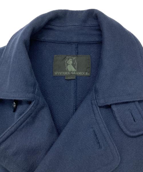 Hysteric Glamour（ヒステリックグラマー）Hysteric Glamour (ヒステリックグラマー) Pコート ネイビー サイズ:Sの古着・服飾アイテム