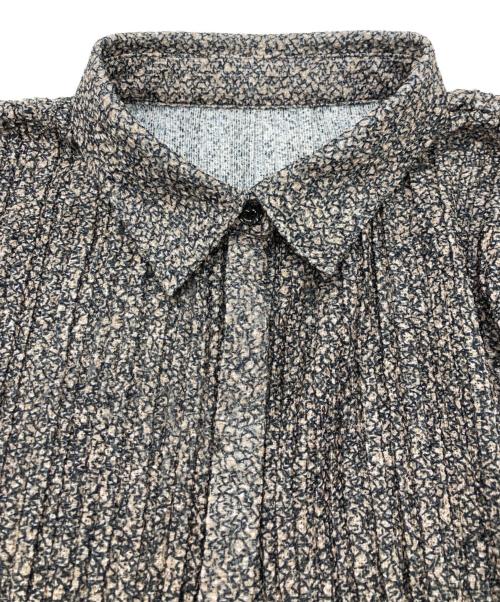 Ameri（アメリ）Ameri (アメリ) MIREI KIRITANI (ミレイキリタニ) PLEATS MELON SHIRT グリーン サイズ:Sの古着・服飾アイテム