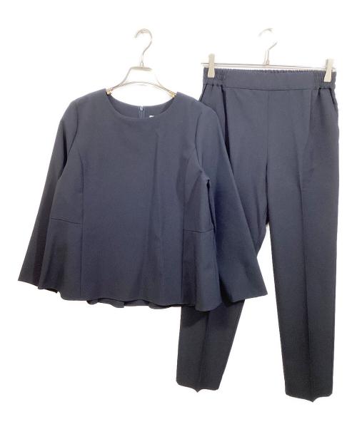MICA&DEAL（マイカアンドディール）MICA&DEAL (マイカアンドディール) バックプリーツセットアップ ネイビー サイズ:38の古着・服飾アイテム