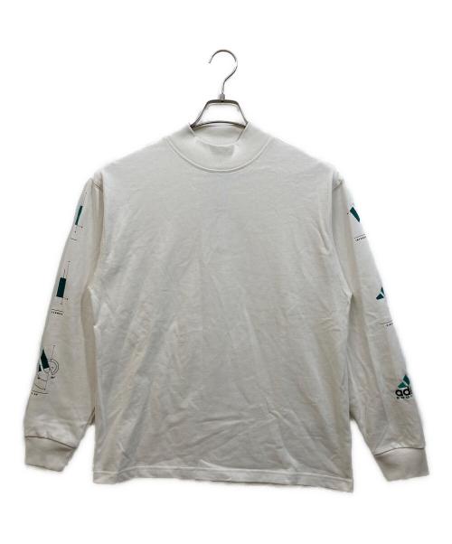 adidas（アディダス）adidas (アディダス) EQT GFX TEE LS ホワイト サイズ:XSの古着・服飾アイテム